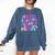 In My Science Teacher Era Teacher Comfort Colors Sweatshirt Denim