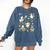 Silly Goose Behavior Analyst RBT ABA Therapy SPED Teacher Comfort Colors Sweatshirt Denim