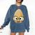 The Smart Seed Good Egg Teacher Halloween Costume Food Group Comfort Colors Sweatshirt Denim