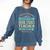 Social Studies Teacher Appreciation Men Women Comfort Colors Sweatshirt Denim