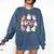 SPED Teacher Halloween Spooky Special Education Team Men Women Kids Comfort Colors Sweatshirt Denim