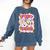 Spooky Teacher Ghost Pencil Teacher Halloween Teacher Comfort Colors Sweatshirt Denim