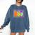 Spooky Teacher Halloween Ghost Fall Autumn Season Women Comfort Colors Sweatshirt Denim Spooky Teacher Halloween Ghost Fall Autumn Season Women Comfort Colors Sweatshirt Denim