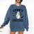 Spooky Toddler Teacher Halloween School Comfort Colors Sweatshirt Denim Spooky Toddler Teacher Halloween School Comfort Colors Sweatshirt Denim