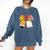 Student Teacher Coquette Bow Pencil Back To School First Day Comfort Colors Sweatshirt Denim Student Teacher Coquette Bow Pencil Back To School First Day Comfort Colors Sweatshirt Denim
