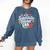 In My Substitute Teacher Era Comfort Colors Sweatshirt Denim