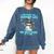 Surviving The Teacher Life Pjs Pajamas Christmas Xmas Teache Comfort Colors Sweatshirt Denim