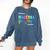 Sustantivo Maestra Fabulosa Adjetivo Spanish Teacher Comfort Colors Sweatshirt Denim