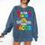 T Is For Teacher And Tacos For Teacher & Tacos Lovers Comfort Colors Sweatshirt Denim