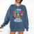 I Teach 2nd Grade Superheroes Back To School Teacher Men Women Girls Kids Comfort Colors Sweatshirt Denim