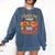 I Teach The Cutest Little Turkeys Teacher Thanksgiving Comfort Colors Sweatshirt Denim