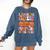 I Teach The Cutest Pumpkins Halloween Fall Teacher Women Comfort Colors Sweatshirt Denim