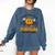 I Teach The Cutest Pumpkins In The Patch Groovy Teacher Fall Comfort Colors Sweatshirt Denim