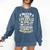 I Teach You Life Skills Home Economics Teacher Comfort Colors Sweatshirt Denim