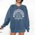 Teach Love Inspire Teacher Comfort Colors Sweatshirt Denim
