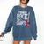 I Teach Rock Stars Music Teacher Guitar Player Comfort Colors Sweatshirt Denim