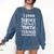 I Teach Science Because Math Teachers Need Heroes Too Comfort Colors Sweatshirt Denim