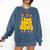 I Teach Super Heroes Comic Book Hero Teacher School Comfort Colors Sweatshirt Denim
