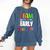 Teacher Early Childhood Education Preschool Head Start Crew Comfort Colors Sweatshirt Denim