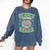 Teacher Halloween Costume Science Teachers Love Brains Comfort Colors Sweatshirt Denim