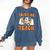Teacher Halloween Trick Or Teach Retro Groovy Floral Ghost Comfort Colors Sweatshirt Denim Teacher Halloween Trick Or Teach Retro Groovy Floral Ghost Comfort Colors Sweatshirt Denim