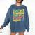 Teacher Overuse 67 Teacher Comfort Colors Sweatshirt Denim