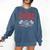 Teacher Pit Crew Race Car Driver Costume Men Women Kids Comfort Colors Sweatshirt Denim