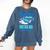 Teacher Shark Do Your Work Comfort Colors Sweatshirt Denim