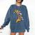 Teacher Shirt Giraffe Holding Books Bookworm Librarian Comfort Colors Sweatshirt Denim