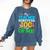 My Teacher Survived 100 Days Of Me Dab 100 Days Of School For Men Women Kids Comfort Colors Sweatshirt Denim
