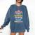 Teacher Tiny Human Tamer This My Circus These Are My Monkeys Comfort Colors Sweatshirt Denim
