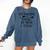 Teacher Witch Halloween My Broom Broke So Now I Teach For Men Women Comfort Colors Sweatshirt Denim