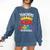 Teachers Are Just Superheroes In Disguise Fun Back To School Comfort Colors Sweatshirt Denim