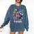 Teachers Are Superheroes Back To School Comfort Colors Sweatshirt Denim