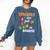 Teachers Are Superheroes Graduation School Teachers Comfort Colors Sweatshirt Denim