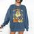 Teaching My Pre-K Boos Crew Teachers Halloween Ghost Comfort Colors Sweatshirt Denim