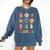 Team TK Teacher Christmas Groovy Smile Face Girl Boy Kid TK Comfort Colors Sweatshirt Denim Team TK Teacher Christmas Groovy Smile Face Girl Boy Kid TK Comfort Colors Sweatshirt Denim
