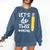 Lets Do This Test Day State Testing Teacher Motivational Comfort Colors Sweatshirt Denim