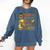 Thankful For My 4th Grade Turkey Thanksgiving Turkey Teacher Comfort Colors Sweatshirt Denim Thankful For My 4th Grade Turkey Thanksgiving Turkey Teacher Comfort Colors Sweatshirt Denim