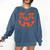 Thanksgiving Math Teacher Pumpkin Pi Pie Math Costume Comfort Colors Sweatshirt Denim