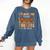 Thanksgiving Teacher I Teach The Cutest Turkeys In The Flock Comfort Colors Sweatshirt Denim