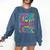 Tie Dye 8th Grade Typography Team Eighth Grade Teacher Comfort Colors Sweatshirt Denim