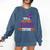 Tired Teacher Costume For Halloween Teachers Comfort Colors Sweatshirt Denim