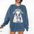Today Is A Boston Terrier Day Cute Dog Lover Cartoon Comfort Colors Sweatshirt Denim