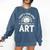Today’s Good Mood Is Sponsored By Art Teacher Sun Tee Comfort Colors Sweatshirt Denim