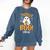 Toddler Boo Crew Babysitters Daycare Teacher Halloween Party Comfort Colors Sweatshirt Denim