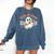 Trick Or Teach Groovy Retro Ghost Halloween Teacher Kids Comfort Colors Sweatshirt Denim Trick Or Teach Groovy Retro Ghost Halloween Teacher Kids Comfort Colors Sweatshirt Denim