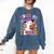 Trick Or Teach Groovy Teacher Ghost Halloween Teacher Comfort Colors Sweatshirt Denim Trick Or Teach Groovy Teacher Ghost Halloween Teacher Comfort Colors Sweatshirt Denim