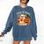 Trick Or Teach Retro Halloween Teacher Women Men Costume Comfort Colors Sweatshirt Denim