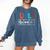 UFLI Queen Science Of Reading Literacy Teacher Appreciation Comfort Colors Sweatshirt Denim UFLI Queen Science Of Reading Literacy Teacher Appreciation Comfort Colors Sweatshirt Denim